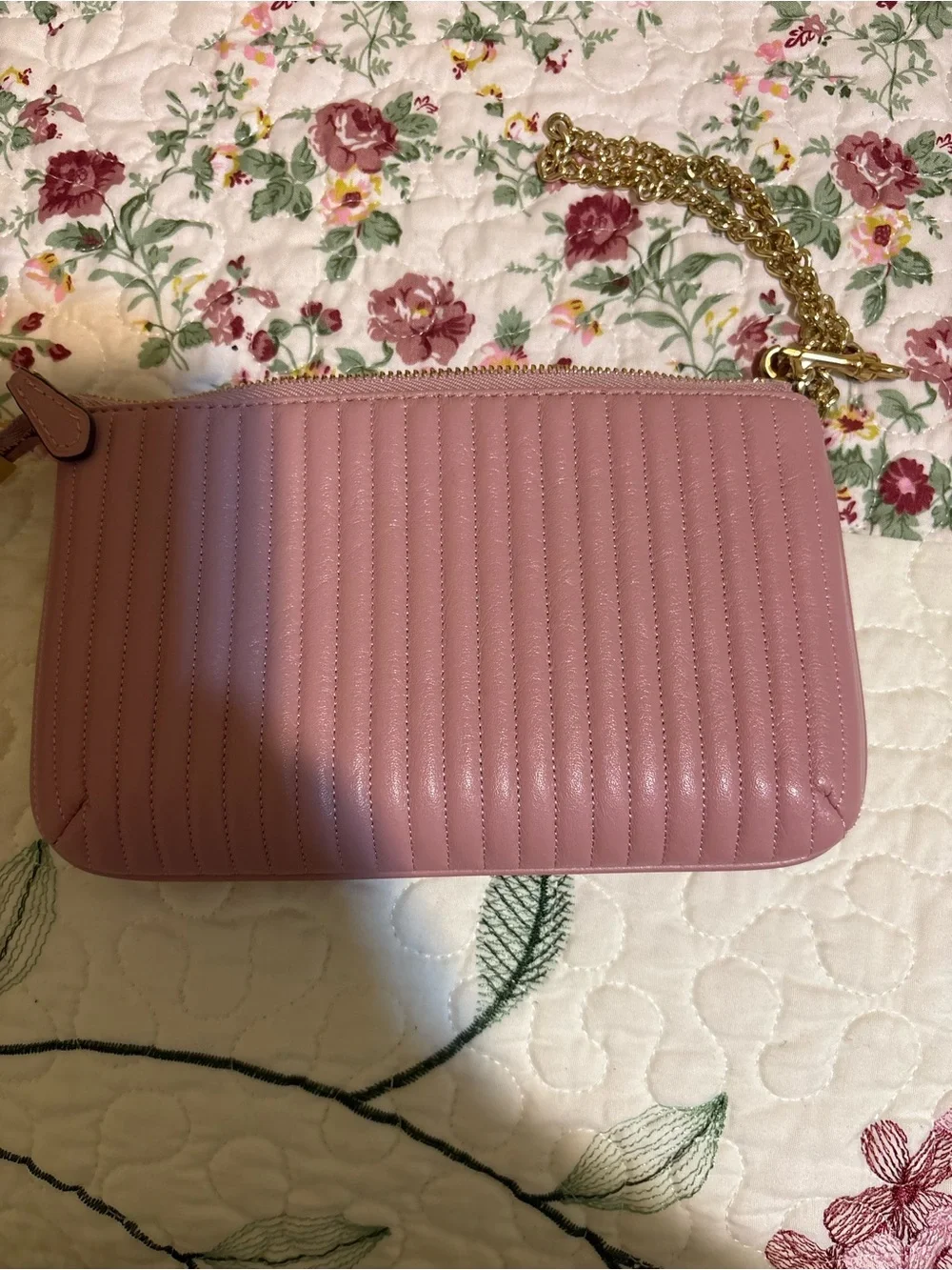 Coach quilted leather